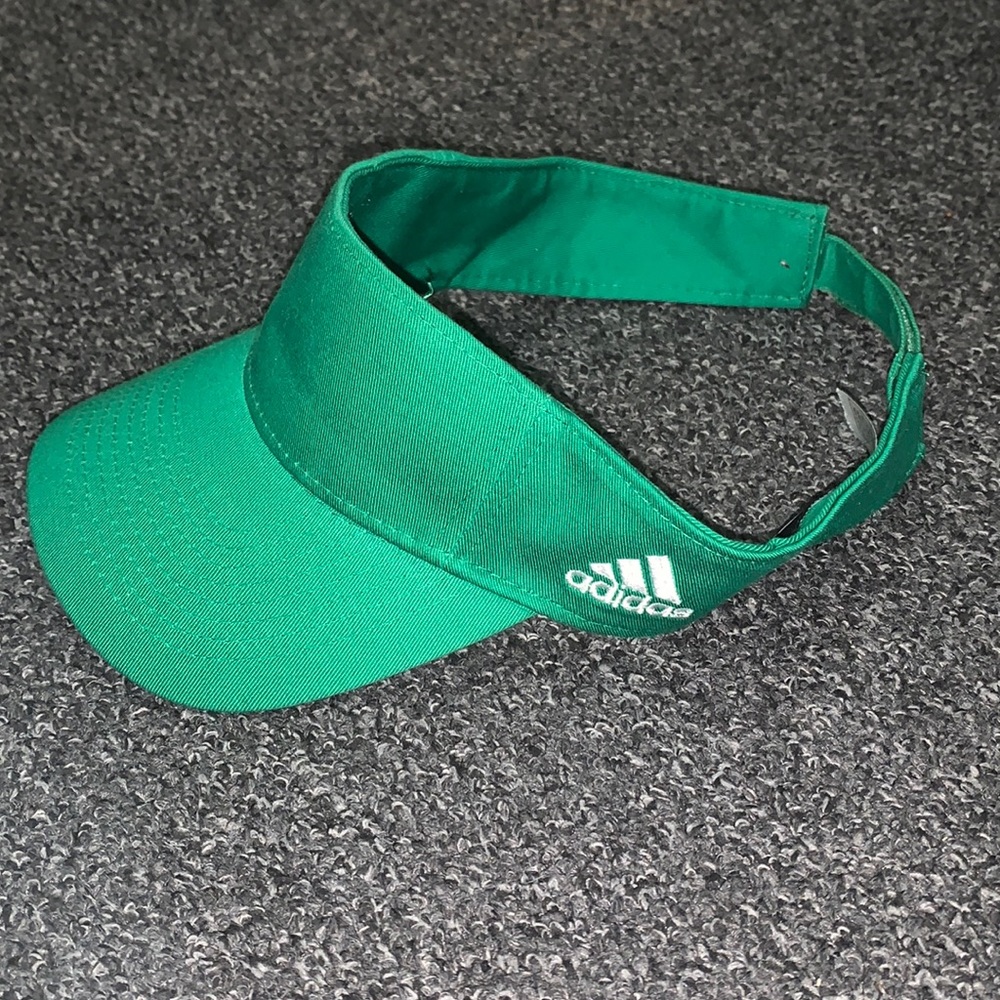 Green adidas visor